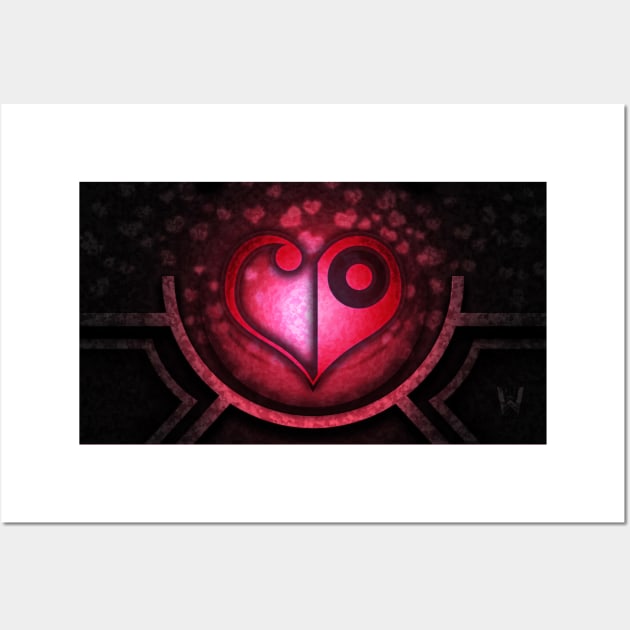 Crest of Love Wall Art by WrightWorks Productions